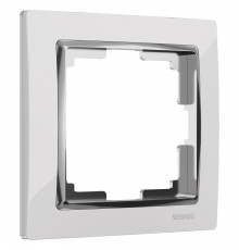 Рамка на 1 пост Werkel Snabb (белый/хром) W0011901
