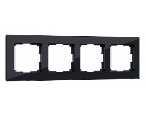 Рамка на 4 поста Werkel Favorit (черный) W0041108 Рамка на 4 поста Werkel Favorit (черный) W0041108