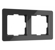 Рамка на 2 поста Werkel Acrylic (черный) W0022708