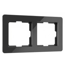 Рамка на 2 поста Werkel Acrylic (черный) W0022708