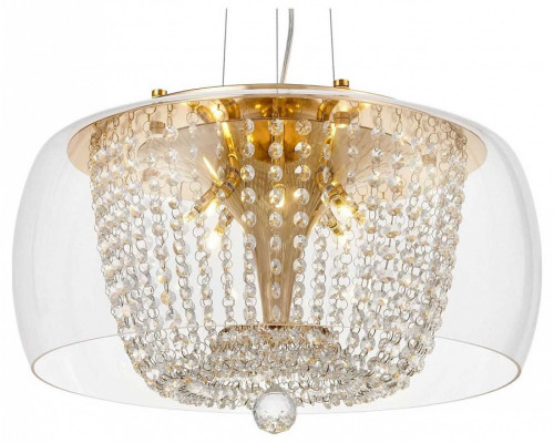 Подвесной светильник LUMINA DECO Disposa LDP 7018-500 PR+F.GD Подвесной светильник LUMINA DECO Disposa LDP 7018-500 PR+F.GD