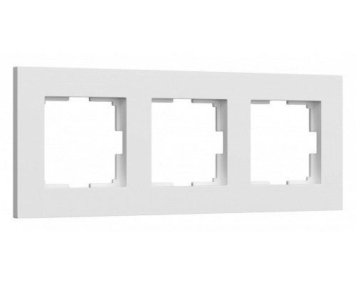 Рамка на 3 поста Werkel Slab (белый софт) W0032961 Рамка на 3 поста Werkel Slab (белый софт) W0032961