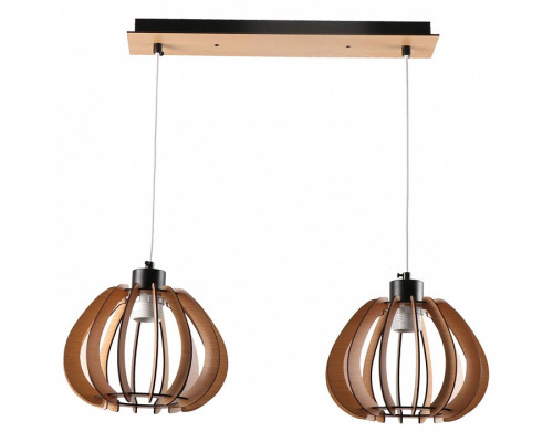 Подвесной светильник Imex MD.9012 MD.9012-2-P-BK+WOOD