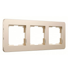 Рамка на 3 поста Werkel Platinum (шампань) W0032611