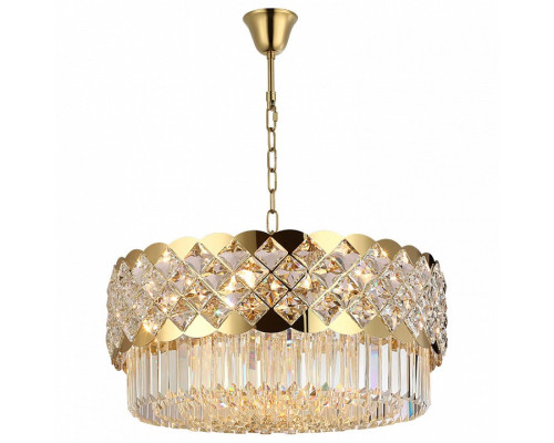 Подвесная люстра Newport ASHLEY 8300/60 C gold polished Подвесная люстра Newport ASHLEY 8300/60 C gold polished