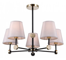 Люстра на штанге ILLUMICO CASTOR IL0394-5CSQ-24 BK AB CASTOR
