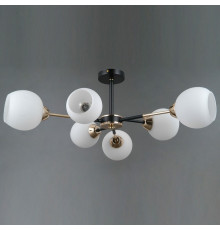 Люстра на штанге ILLUMICO LIBRA IL0715-6CSQ-24 BK GD LIBRA