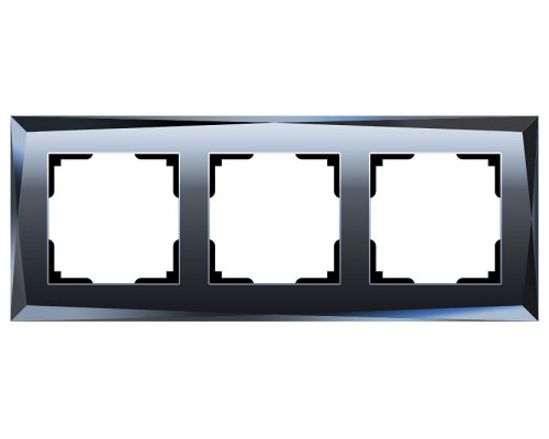 Рамка на 3 поста Werkel Diamant (черный) W0031208 Рамка на 3 поста Werkel Diamant (черный) W0031208