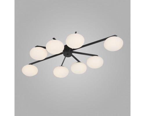 Потолочная люстра Eurosvet Opaline 70220/8 черный Потолочная люстра Eurosvet Opaline 70220/8 черный