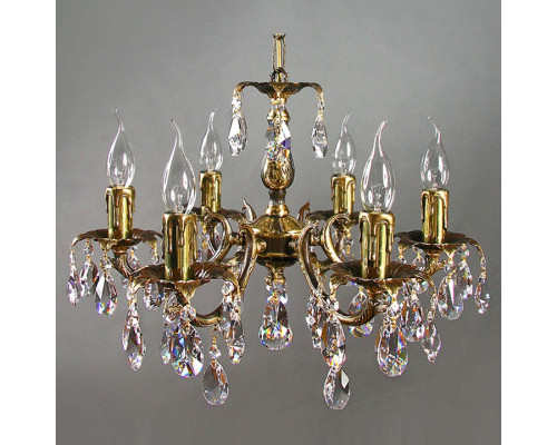 Подвесная люстра Ambiente by Brizzi Benisa 2226/6 PB Tear Drop Подвесная люстра Ambiente by Brizzi Benisa 2226/6 PB Tear Drop