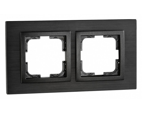 Рамка на 2 поста Mono Electric Style Aluminium 107-820000-161 Рамка на 2 поста Mono Electric Style Aluminium 107-820000-161