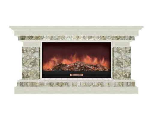 Комплект из электрокамина напольного и портала (143x45x80 см) Брайтон Карелия Premier S86 БР000004 Комплект из электрокамина напольного и портала (143x45x80 см) Брайтон Карелия Premier S86 БР000004