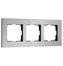 Рамка на 3 поста Werkel AluMax алюминий W0033506
