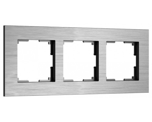 Рамка на 3 поста Werkel AluMax алюминий W0033506 Рамка на 3 поста Werkel AluMax алюминий W0033506