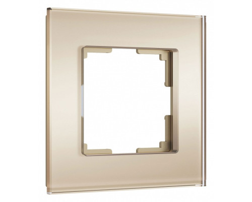Рамка на 1 пост Werkel Senso (шампань, стекло soft-touch) W0013111 Рамка на 1 пост Werkel Senso (шампань, стекло soft-touch) W0013111
