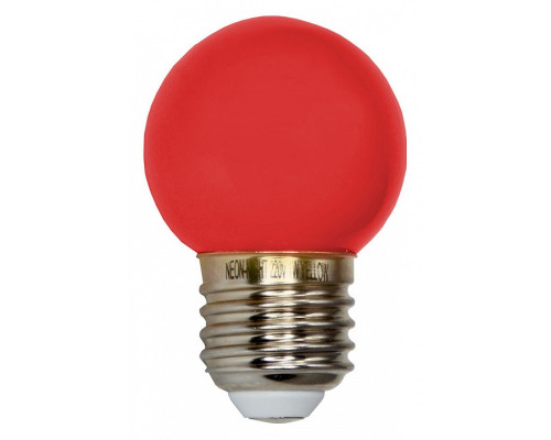 Лампа светодиодная SLB-LED-3 E27 220В 4Вт красный 405-112 Лампа светодиодная SLB-LED-3 E27 220В 4Вт красный 405-112