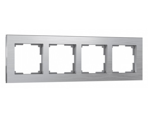 Рамка на 4 поста Werkel Aluminium (алюминий) W0041706 Рамка на 4 поста Werkel Aluminium (алюминий) W0041706