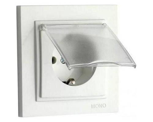 Розетка с заземлением с крышкой Mono Electric Despina 102-010021-118 Розетка с заземлением с крышкой Mono Electric Despina 102-010021-118
