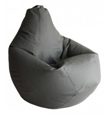Кресло-мешок Серая ЭкоКожа 2XL 135*95 см