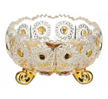 Чаша декоративная (11х7 см) Gold Glass 195-100