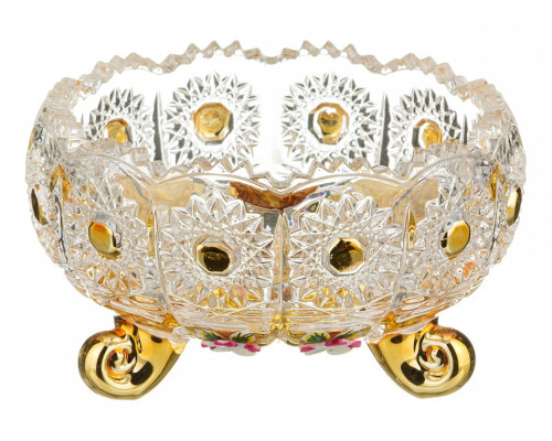Чаша декоративная (11х7 см) Gold Glass 195-100