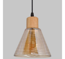 Подвесной светильник Imex MD.5870 MD.5870-1-P-WOOD+BK