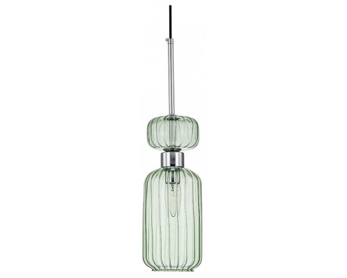 Подвесной светильник Escada Gloss 1141/1S Chrome/Green Подвесной светильник Escada Gloss 1141/1S Chrome/Green