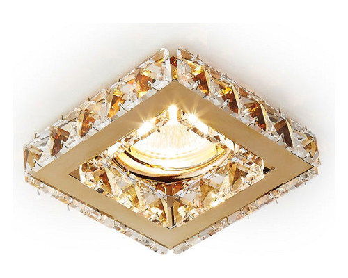 Встраиваемый светильник Ambrella Light Crystal K110 K110 CL/G Встраиваемый светильник Ambrella Light Crystal K110 K110 CL/G