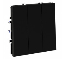 Выключатель трехклавишный без рамки Voltum S70 VLS030108