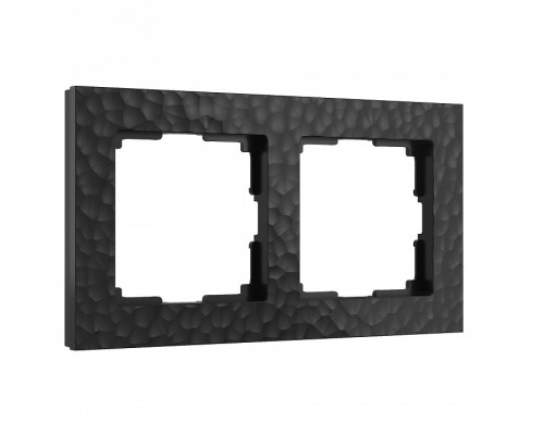 Рамка на 2 поста Werkel Hammer черный W0022408 Рамка на 2 поста Werkel Hammer черный W0022408