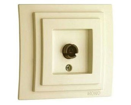 ТВ-розетка Mono Electric Larissa 103-171705-138 ТВ-розетка Mono Electric Larissa 103-171705-138