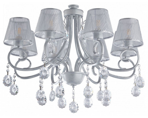 Люстра на штанге Arte Milano Amalfi-7146 337146/8 WT+SL Люстра на штанге Arte Milano Amalfi-7146 337146/8 WT+SL