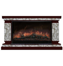 Комплект из электрокамина напольного и портала (143x45x82.5 см) Лорд Карелия Premier S14 ЛО000063