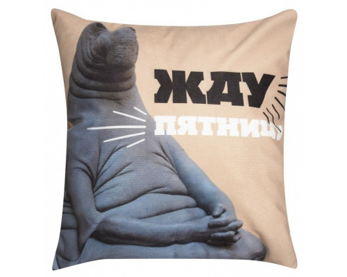 Подушка декоративная (40x40 см) Ждун Подушка декоративная (40x40 см) Ждун