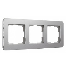 Рамка на 3 поста Werkel Platinum (алюминий) W0032606