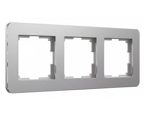 Рамка на 3 поста Werkel Platinum (алюминий) W0032606 Рамка на 3 поста Werkel Platinum (алюминий) W0032606