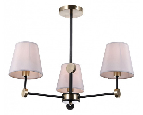 Люстра на штанге ILLUMICO CASTOR IL0394-3CSQ-24 BK AB CASTOR Люстра на штанге ILLUMICO CASTOR IL0394-3CSQ-24 BK AB CASTOR