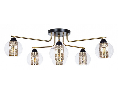 Потолочная люстра Arte Lamp Manchester A7045PL-6BK Потолочная люстра Arte Lamp Manchester A7045PL-6BK