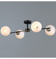 Люстра на штанге ILLUMICO LIBRA IL0469-4CSQ-24 BK AB LIBRA