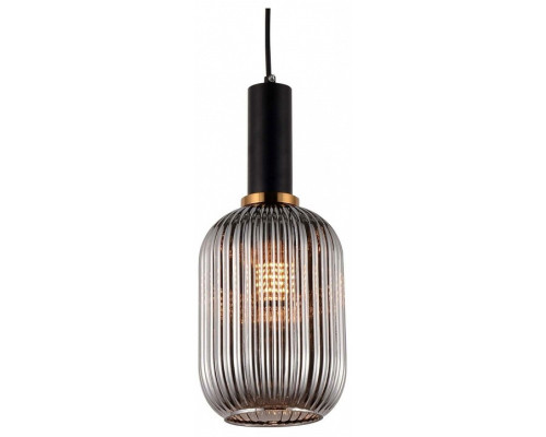 Подвесной светильник LUMINA DECO Rico LDP 1218-1 GY+BK Подвесной светильник LUMINA DECO Rico LDP 1218-1 GY+BK