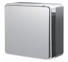 Выключатель одноклавишный Werkel Gallant (серебряный) W5010006