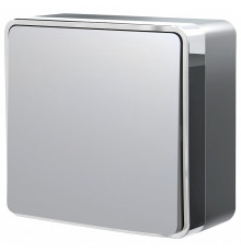 Выключатель одноклавишный Werkel Gallant (серебряный) W5010006