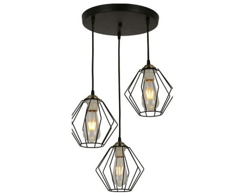 Подвесной светильник Imex 3099 MD.3099-3-P BK+AB Подвесной светильник Imex 3099 MD.3099-3-P BK+AB