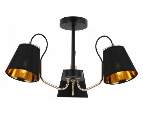 Люстра на штанге ILLUMICO  IL6120-3COU-79 BK GD