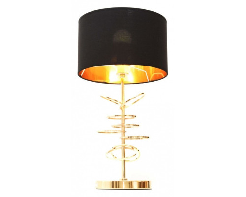 Настольная лампа декоративная LUMINA DECO Fabi LDT 5530 F.GD+BK Настольная лампа декоративная LUMINA DECO Fabi LDT 5530 F.GD+BK