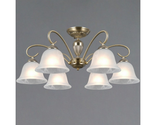 Люстра на штанге ILLUMICO AREZZO IL0696-6ASQ-25 AB AREZZO Люстра на штанге ILLUMICO AREZZO IL0696-6ASQ-25 AB AREZZO