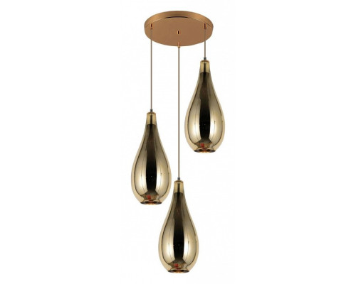 Подвесной светильник LUMINA DECO Lauris LDP 6843-3 GD Подвесной светильник LUMINA DECO Lauris LDP 6843-3 GD