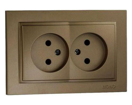 Розетка двойная Mono Electric Despina 102-232305-121 Розетка двойная Mono Electric Despina 102-232305-121