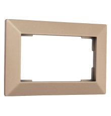 Рамка для двойной розетки Arte Milano am-503.03 503.03-double.shampan