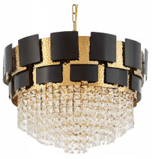 Подвесная люстра LUMINA DECO MOLINA LDP 7045-600 BK+GD